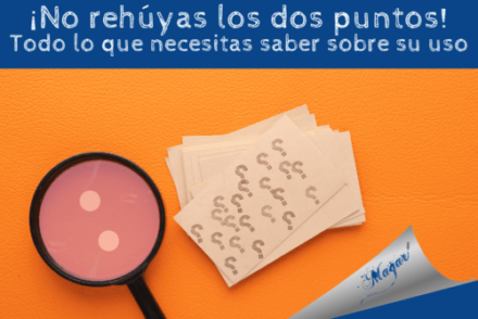 uso de los dos puntos