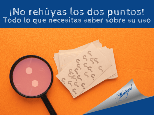 uso de los dos puntos